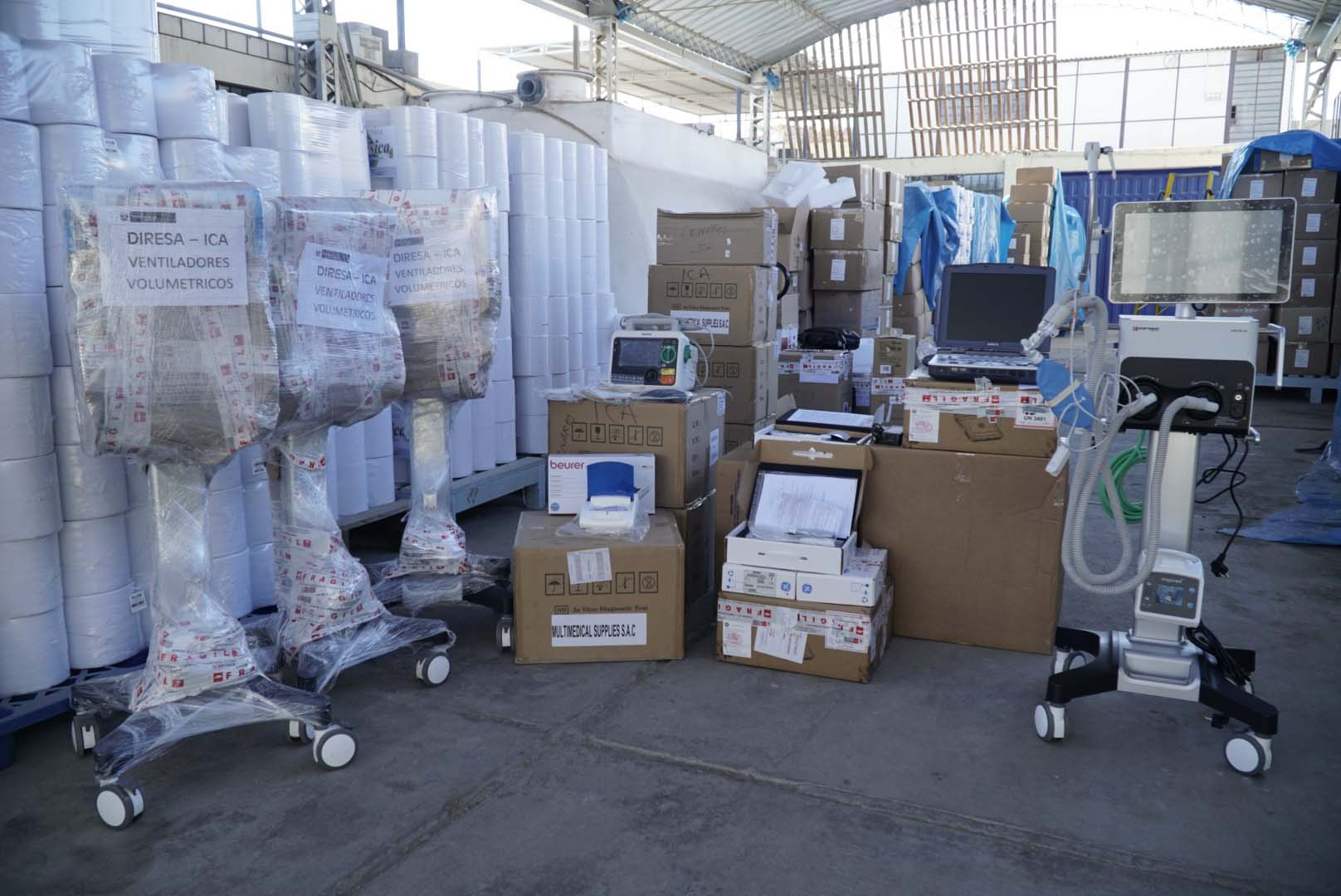 Minsa entregó 4 ventiladores mecánicos a la región Ica