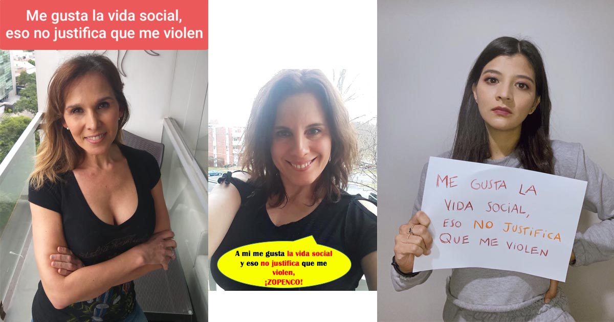 Me gusta la vida social, lema de las peruanas contra excusas en violaciones