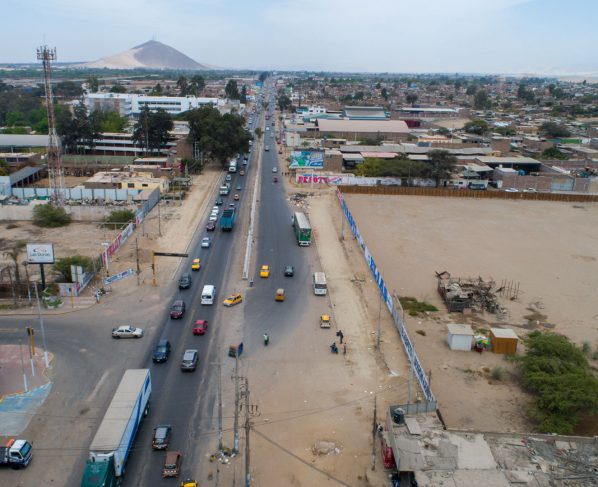 La doble vía Ica – Guadalupe tiene tramos con 7.20 metros de ancho y otros de 14 metros