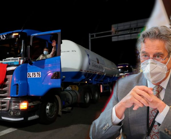 Presidente Sagasti agradece a Chile por provisión de oxígeno