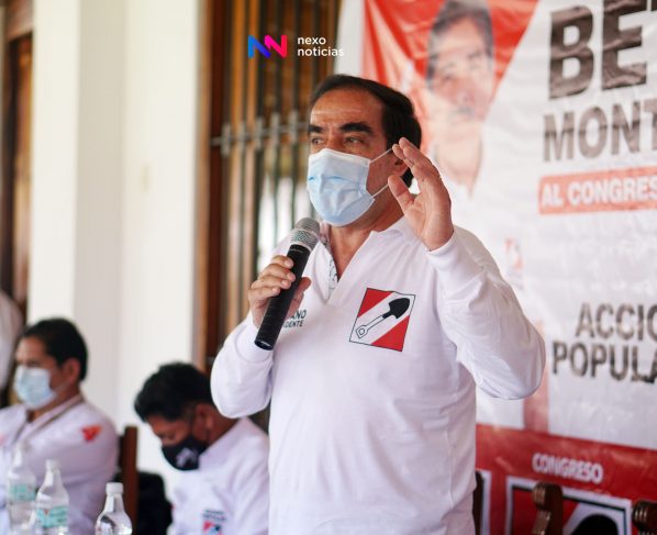 Yonhy Lescano insiste en tratar la covid-19 con aguardiente