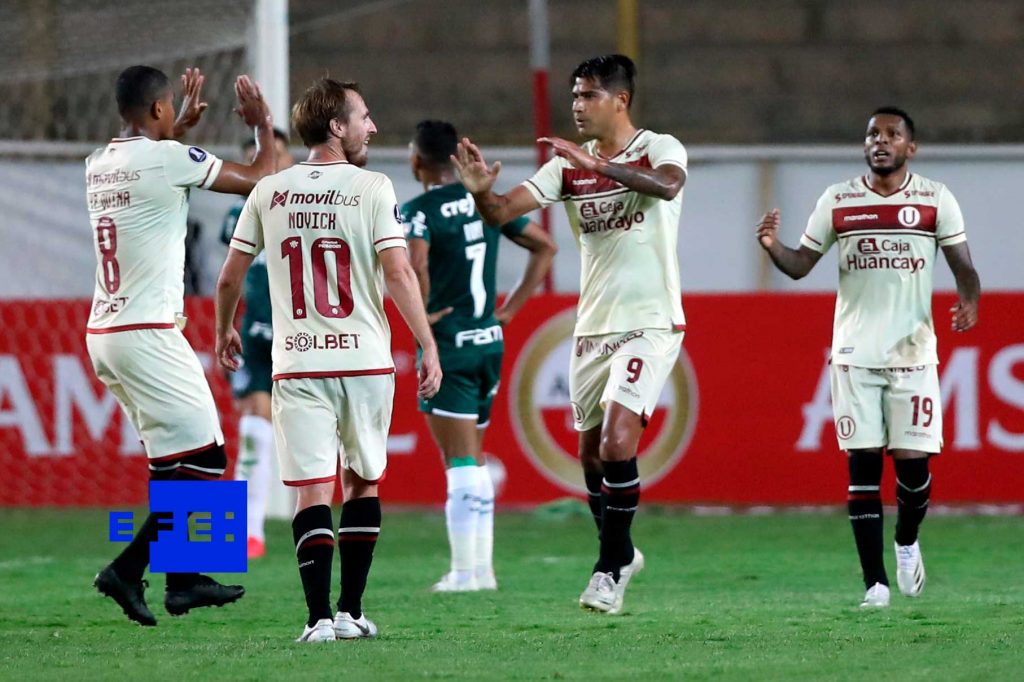 2-3. El campeón Palmeiras gana in extremis con un jugador menos
