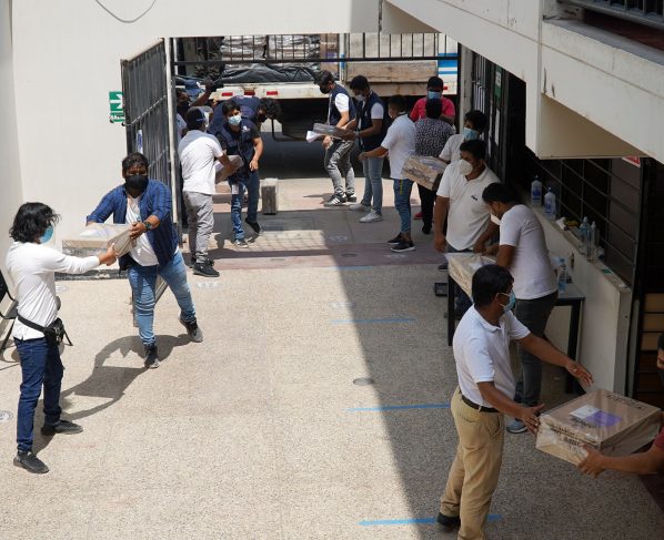 ODPE Ica recibe el material electoral para 315 centros de votación