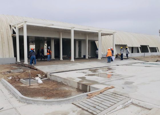 Ica: continúa construcción del primer hospital modular del Perú