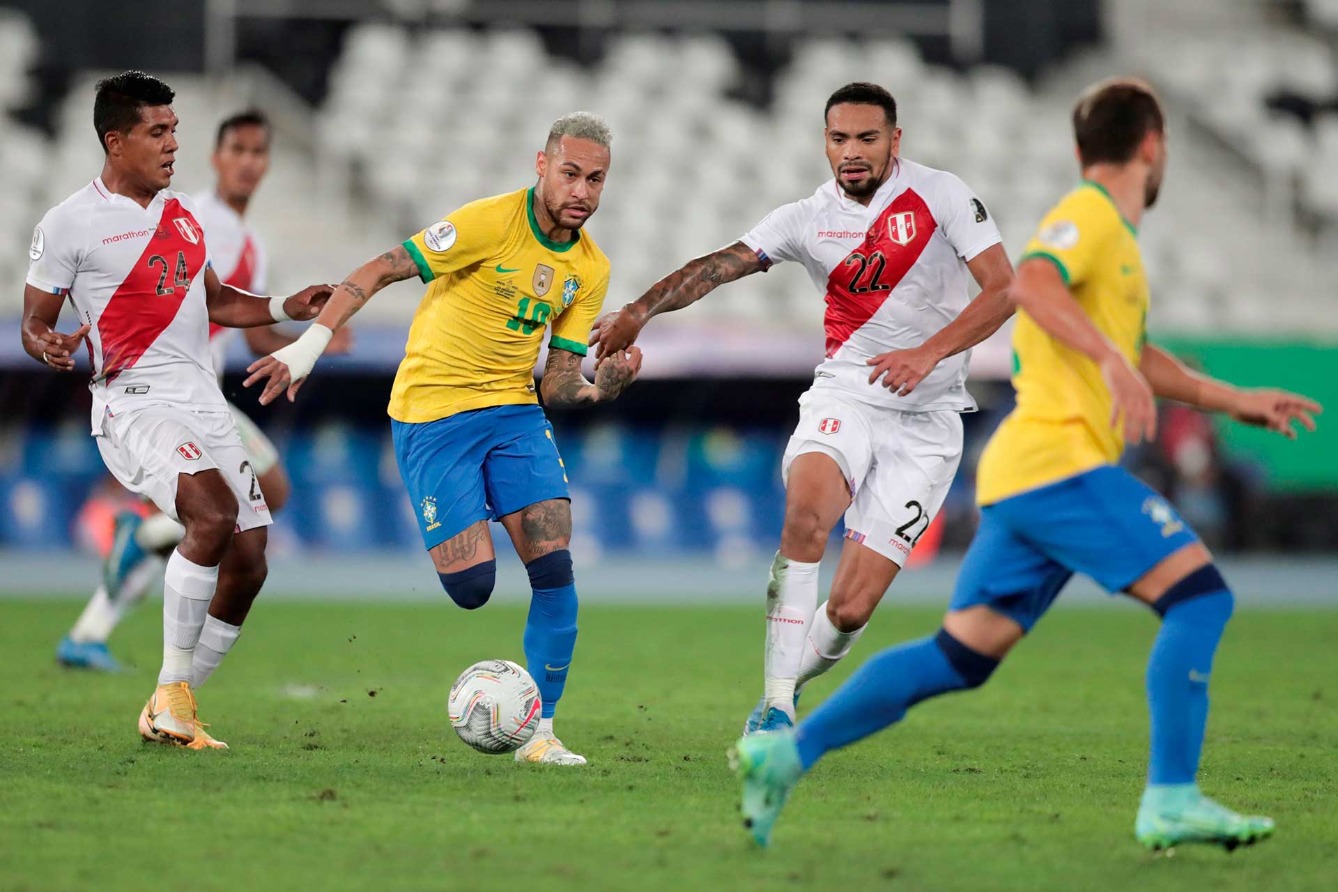 Brasil repite historia con Perú y vuelve a jugar la final, ahora con Neymar