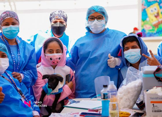 “Peppa Pig y Stitch” se vacunan en Ica contra la covid 19
