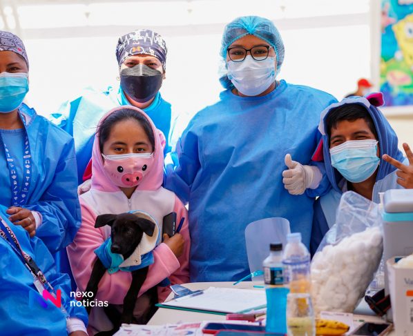 “Peppa Pig y Stitch” se vacunan en Ica contra la covid 19