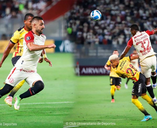 Universitario cae 1-0 ante Barcelona y queda eliminado de la Libertadores