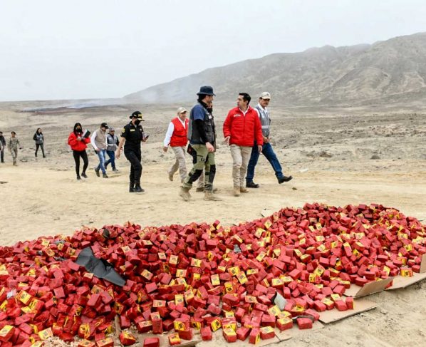 Destruyen 167 toneladas productos pirotécnicos decomisados por la Sucamec