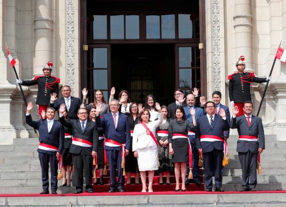 Presidenta Dina Boluarte tomó juramento a integrantes del Gabinete Ministerial