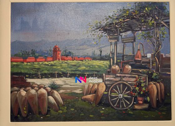 Artista cajamarquino gana concurso nacional de pintura por el FIVI 2023