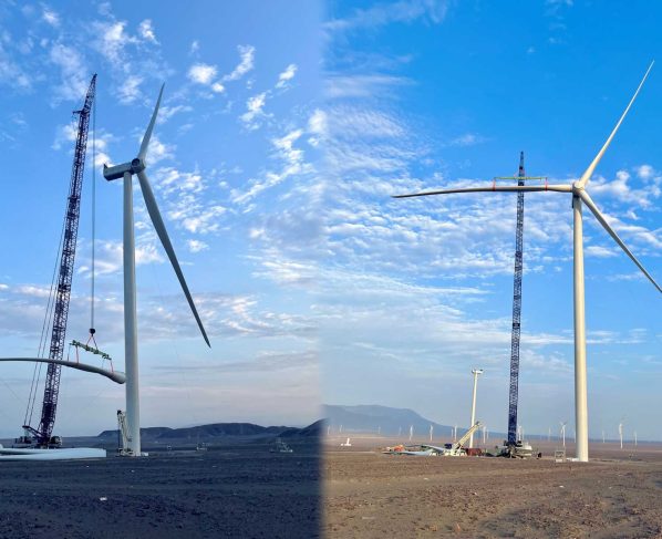 El aerogenerador más grande de Latinoamérica se instaló en Perú