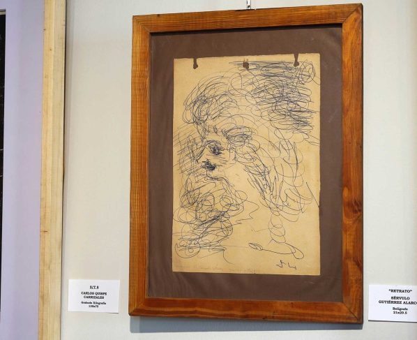 En exposición artística se exhibe obra del pintor iqueño Sérvulo Gutiérrez