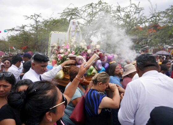 Anuncian fiesta de compadres y comadres en el santuario de la Virgen del Rosario de Yauca