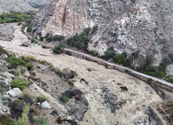 Crecida del río Palpa aísla a pobladores de Lucanas y Huanca Sancos en Ayacucho