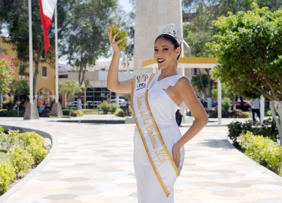 Camila Gonzales es coronada reina del 61 Festival Internacional de la Vendimia de Ica