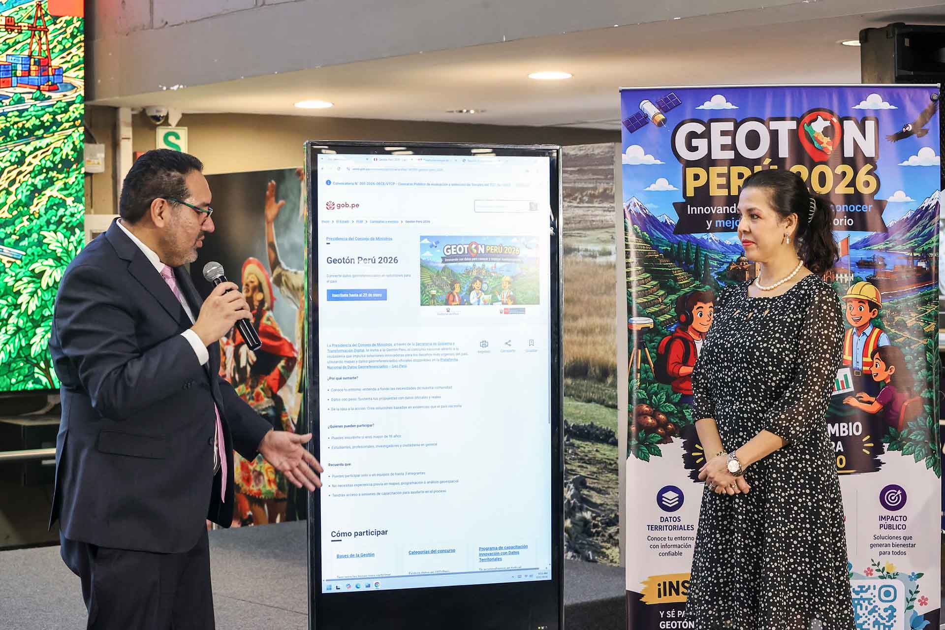PCM lanza la “Geotón Perú 2026” para promover soluciones innovadoras con datos georreferenciados