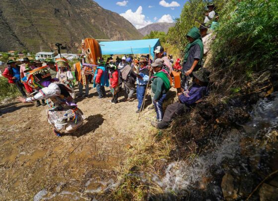 Ayacucho: Chihuire celebra el Yarqa Aspiy con devoción, rituales ancestrales y danzantes de tijeras