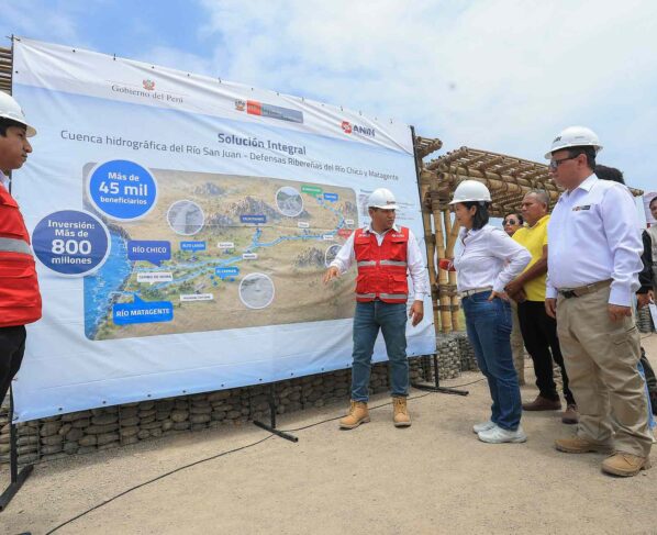 Presidenta Fujimori inauguró obras de prevención de desbordes en Ica y Cañete ante el "Mega Niño"